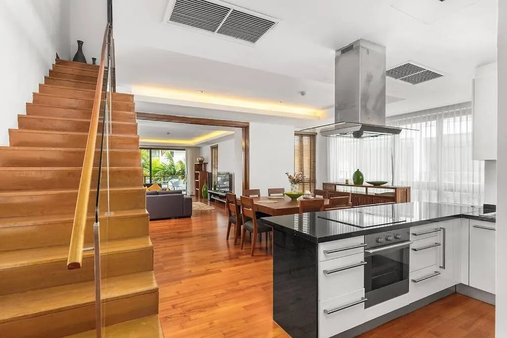 3Bdr Beachfront Naithon Bp01 Phuket Lägenhet
